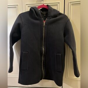 J. Crew Scuba full zip hooded jacket hoodie